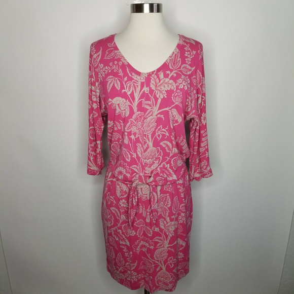 Tommy Bahama Copyrighted Print Jersey Tie Dress - Picture 3 of 7